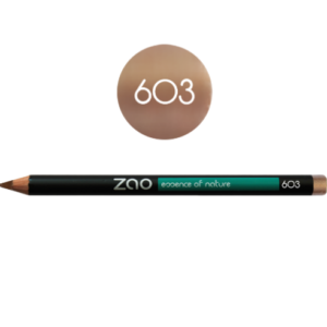 Lápiz de ojos delineador Zao Beige Nude 603 ecológico