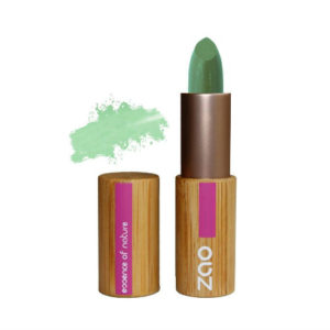 Corrector Zao MakeUp color verde para acné