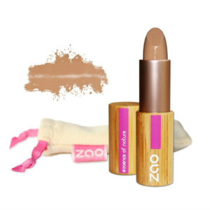 Zao Make-Up corrector ojeras e imperfecciones marrón rosado 493