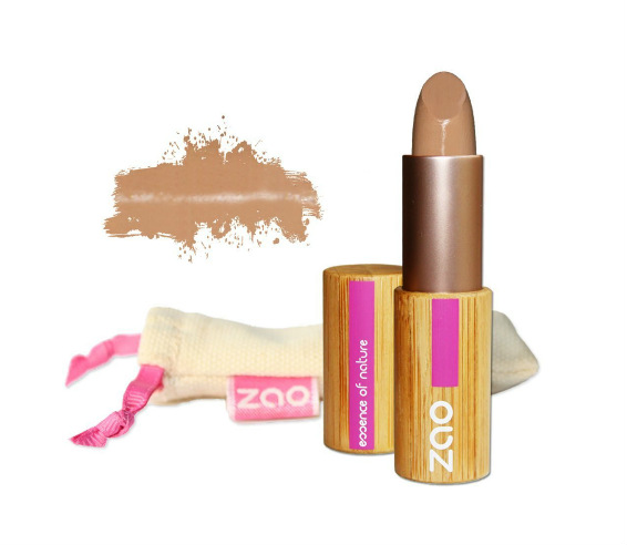 Zao Make-Up corrector ojeras e imperfecciones marrón rosado 493