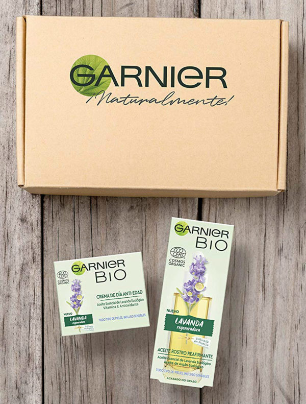 Garnier Bio Kit Cuidado facial antiedad de crema y aceite